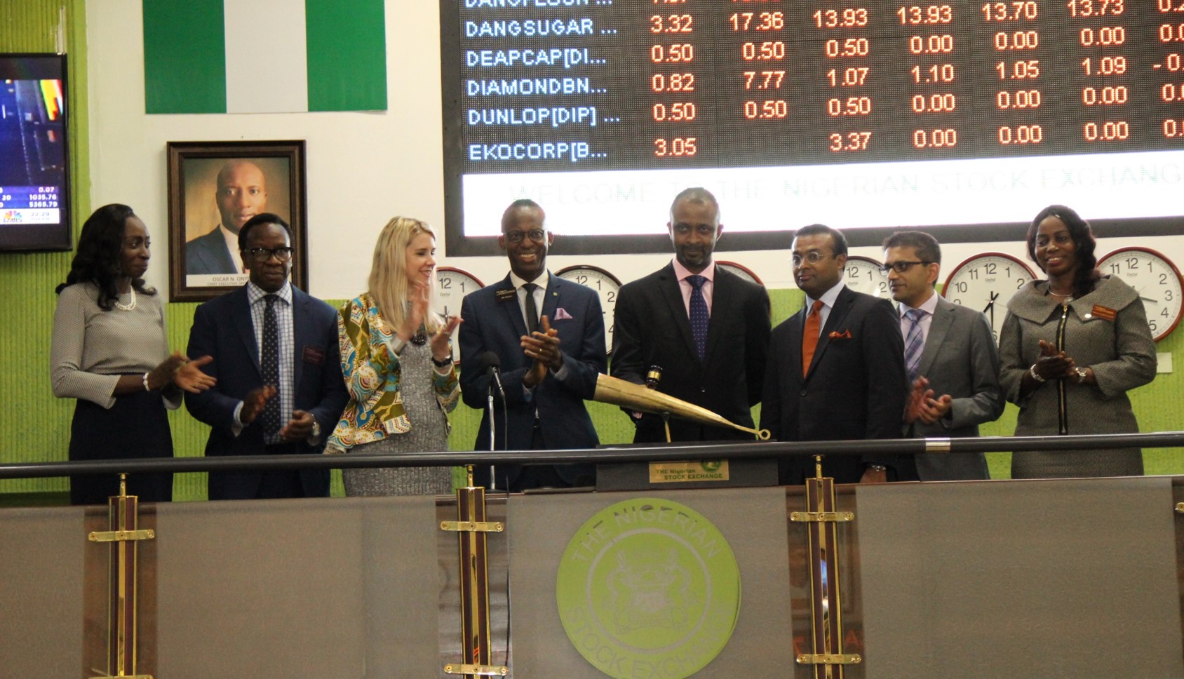 Photo of Photo News: Thomson Reuters Executives Sound Closing Gong On Nigeria’s Exchange