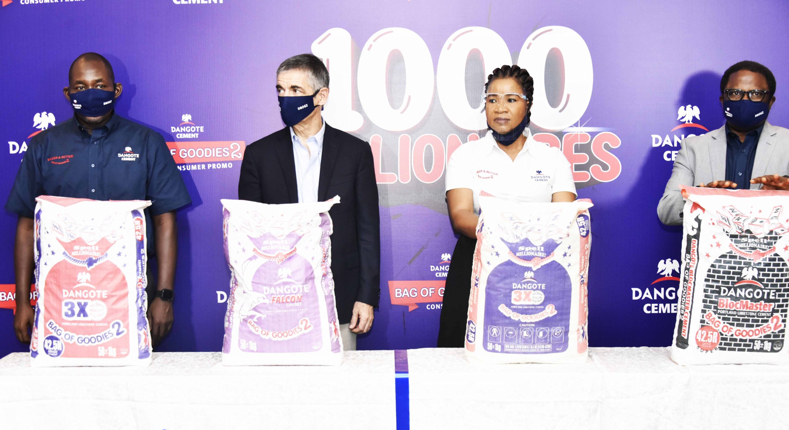 Dangote Cement Promo To Produce 1,000 Millionaires In Four Months